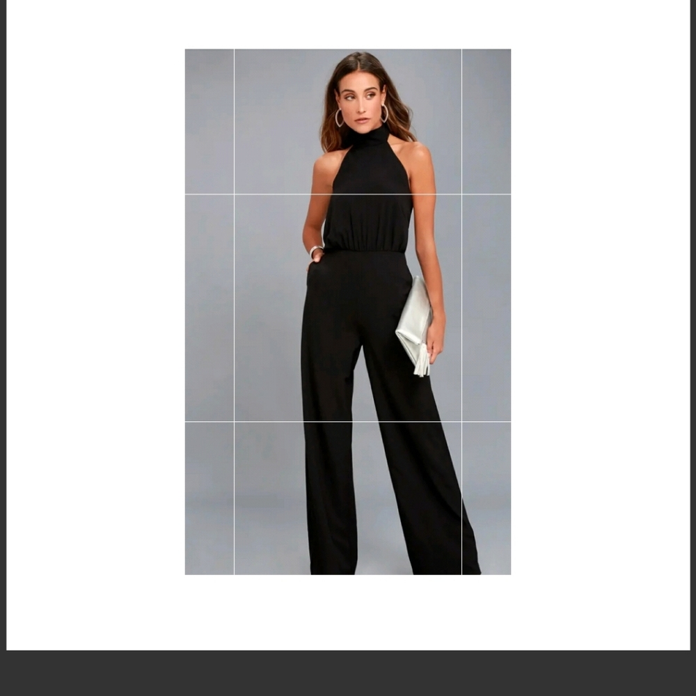 Lulu's halter jumpsuit